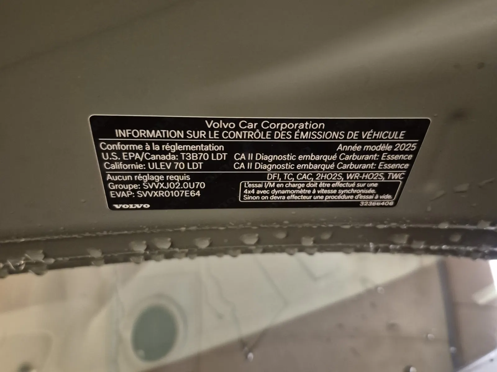 Emission Sticker Photo