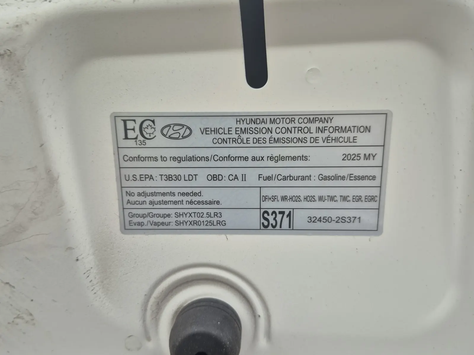 Emission Sticker Photo