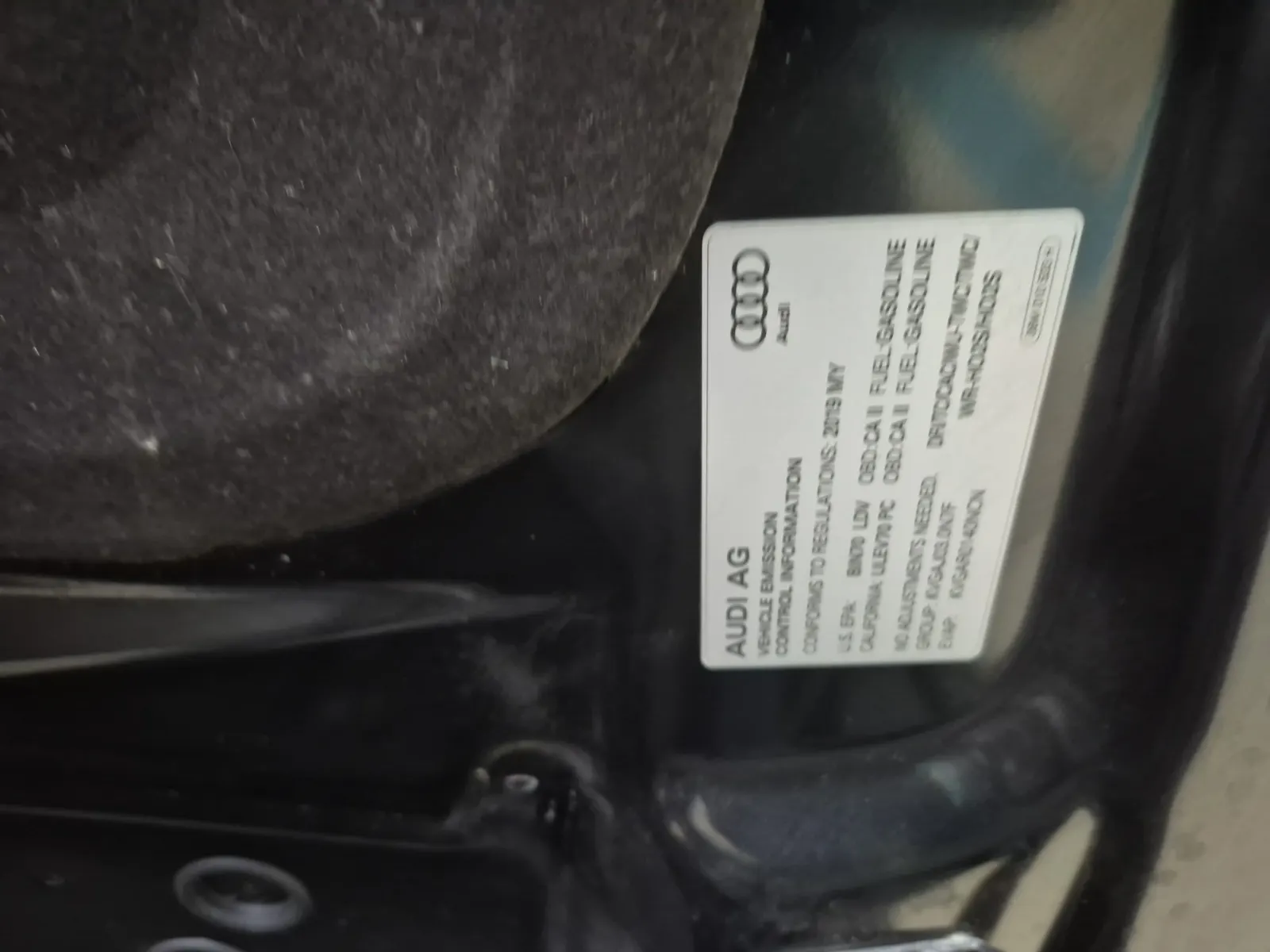 Emission Sticker Photo