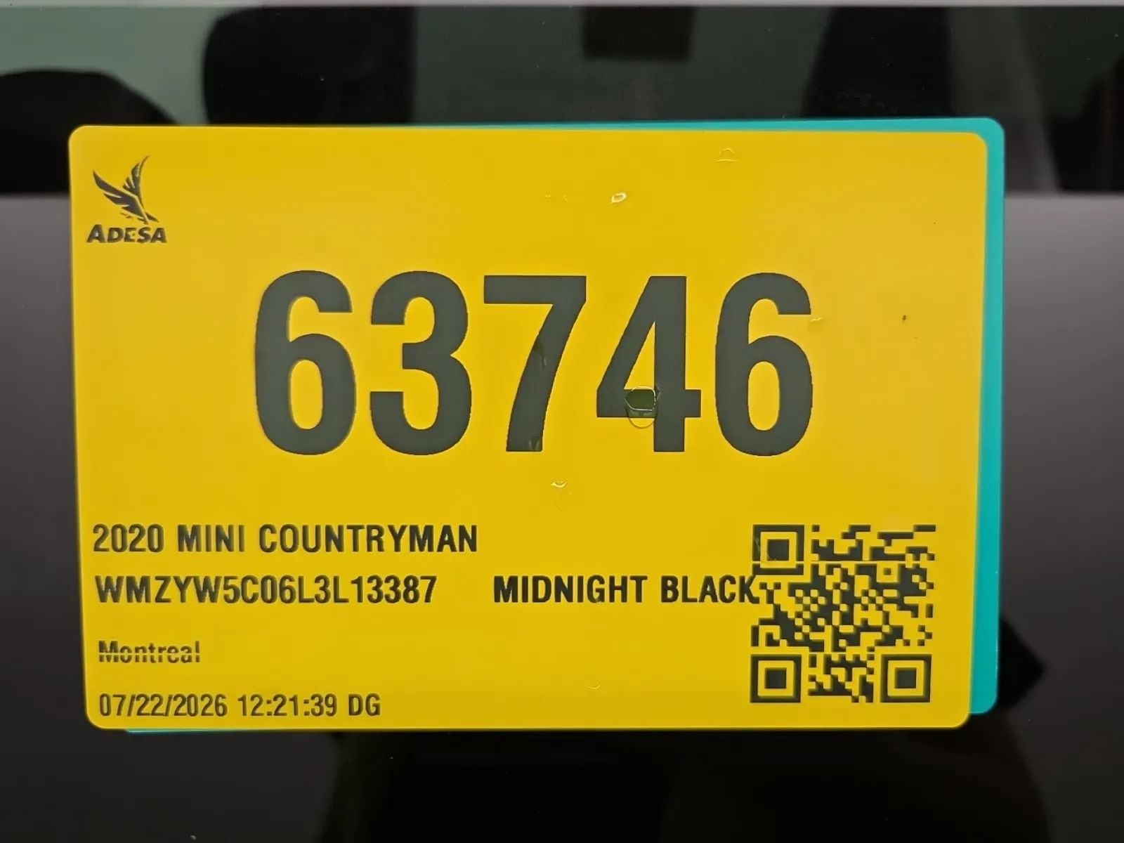 Inventory Label Photo