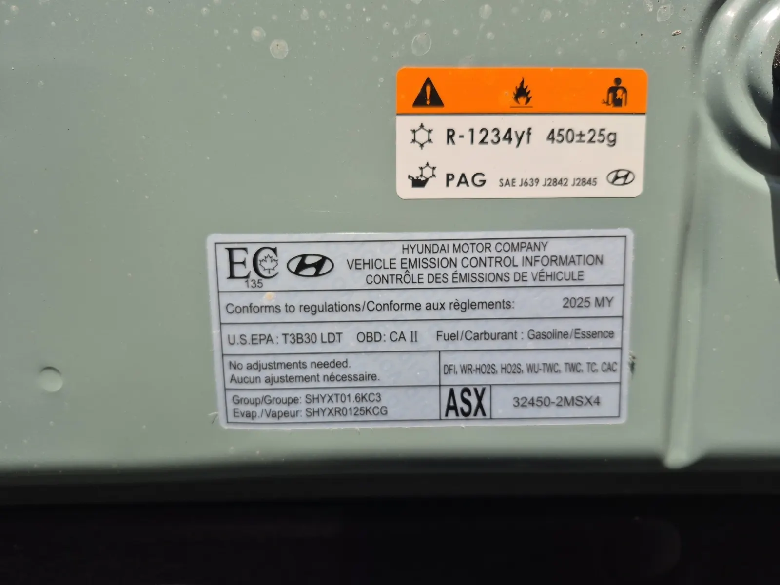 Emission Sticker Photo
