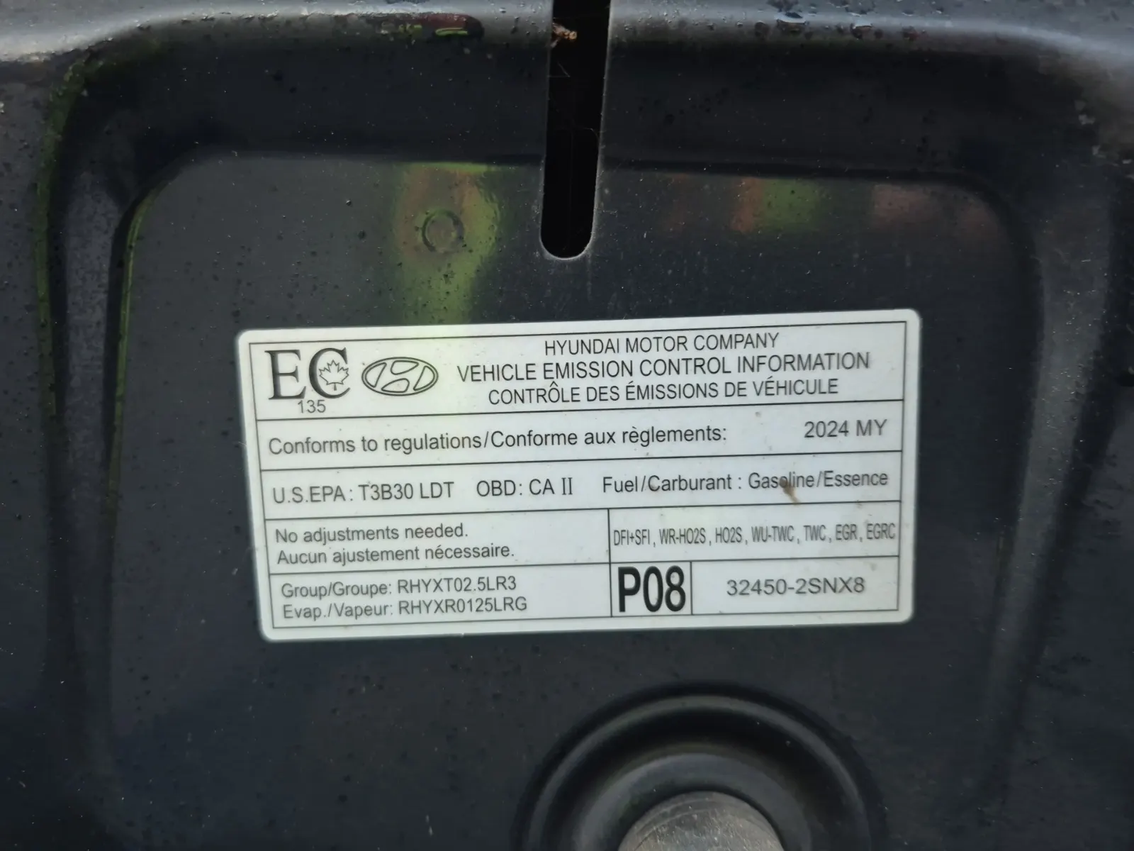 Emission Sticker Photo