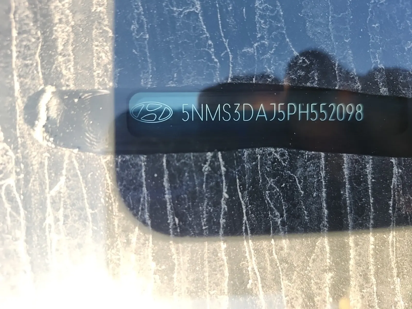 Dash VIN Plate Photo