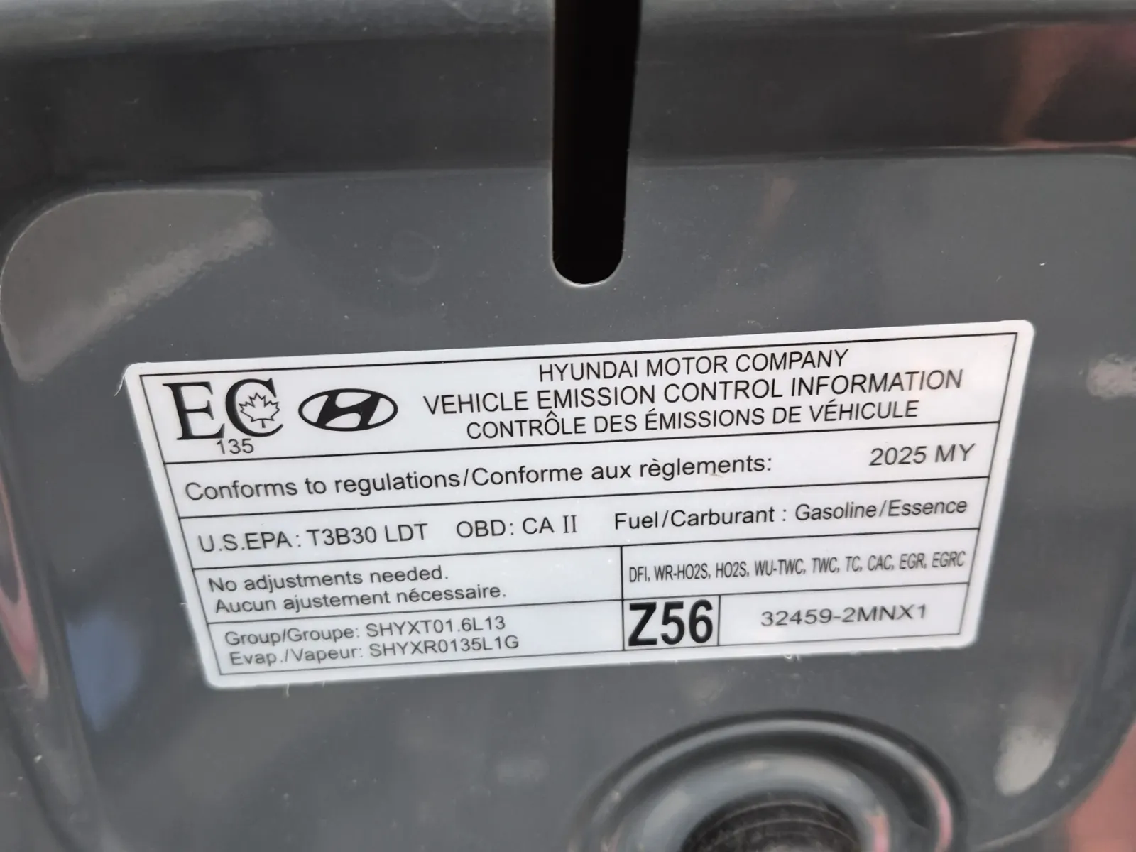 Emission Sticker Photo