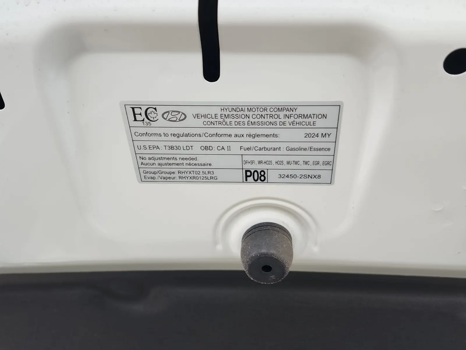 Emission Sticker Photo
