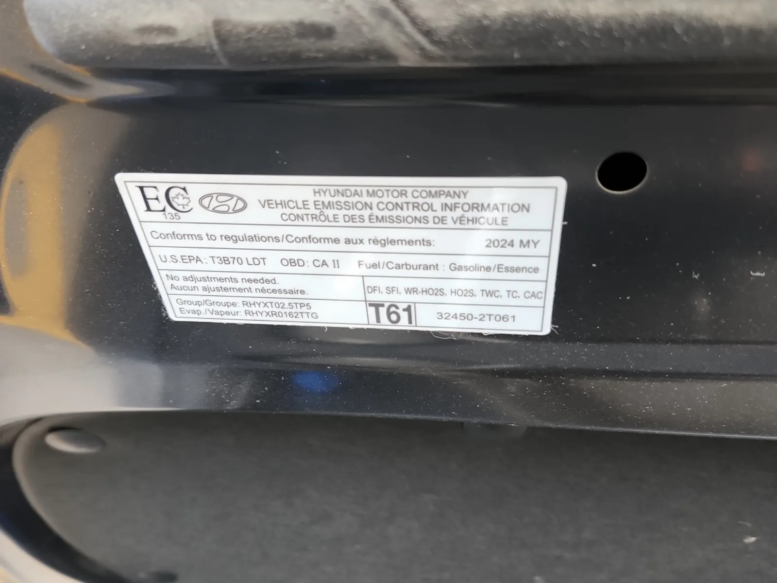 Emission Sticker Photo