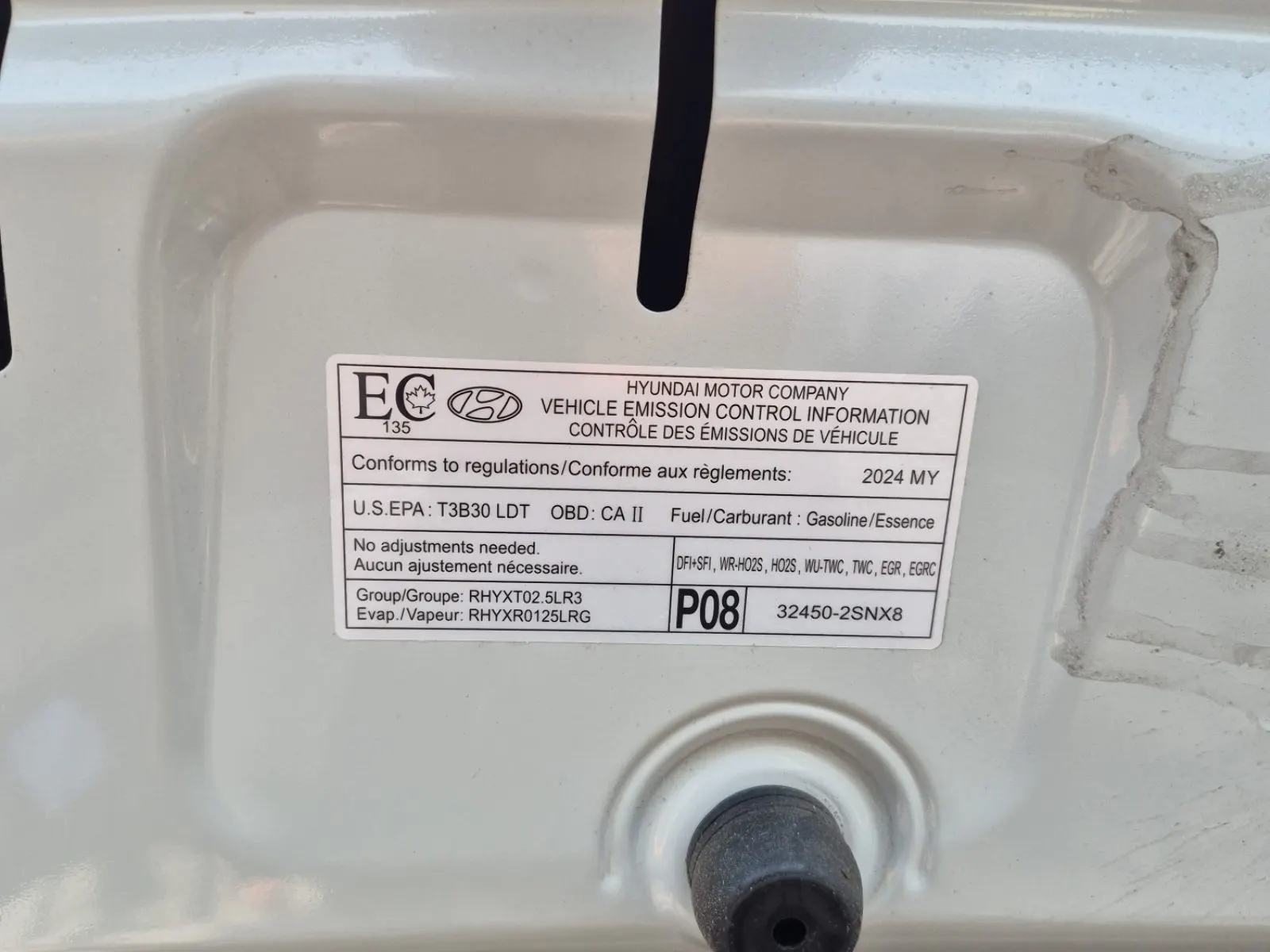 Emission Sticker Photo