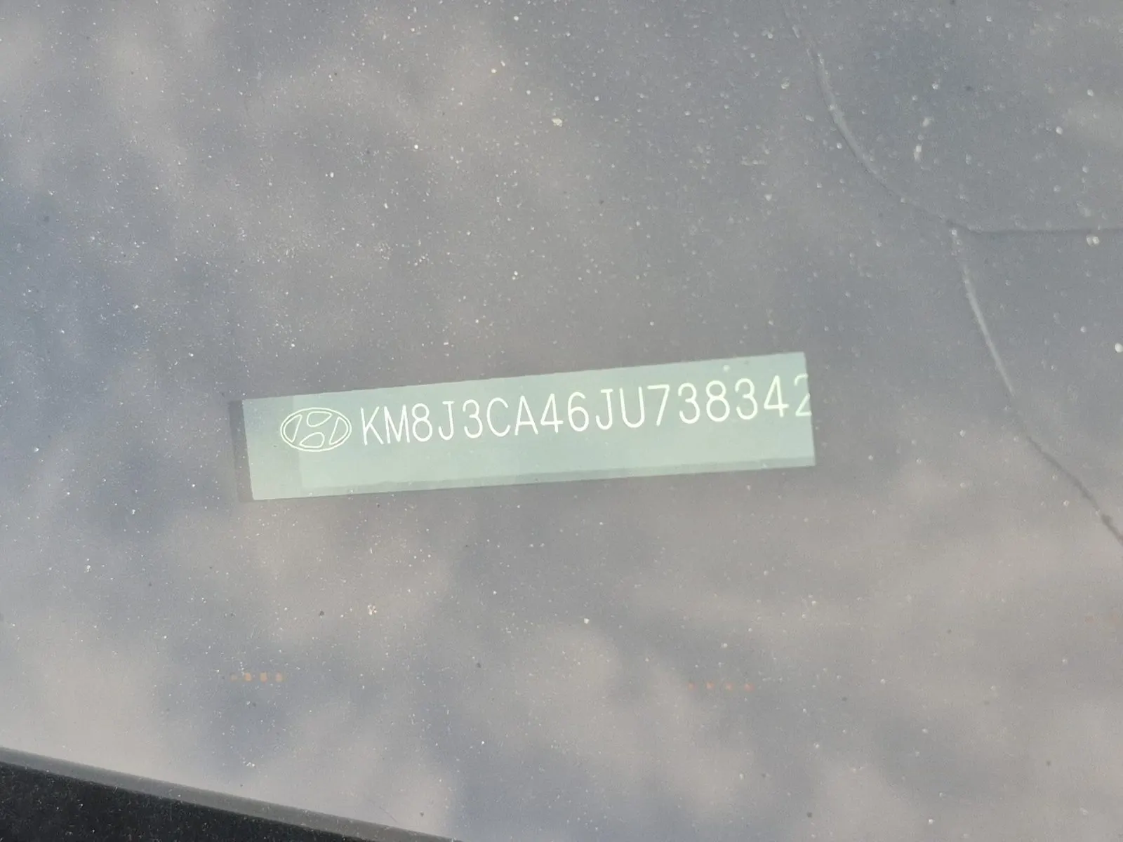 Dash VIN Plate Photo