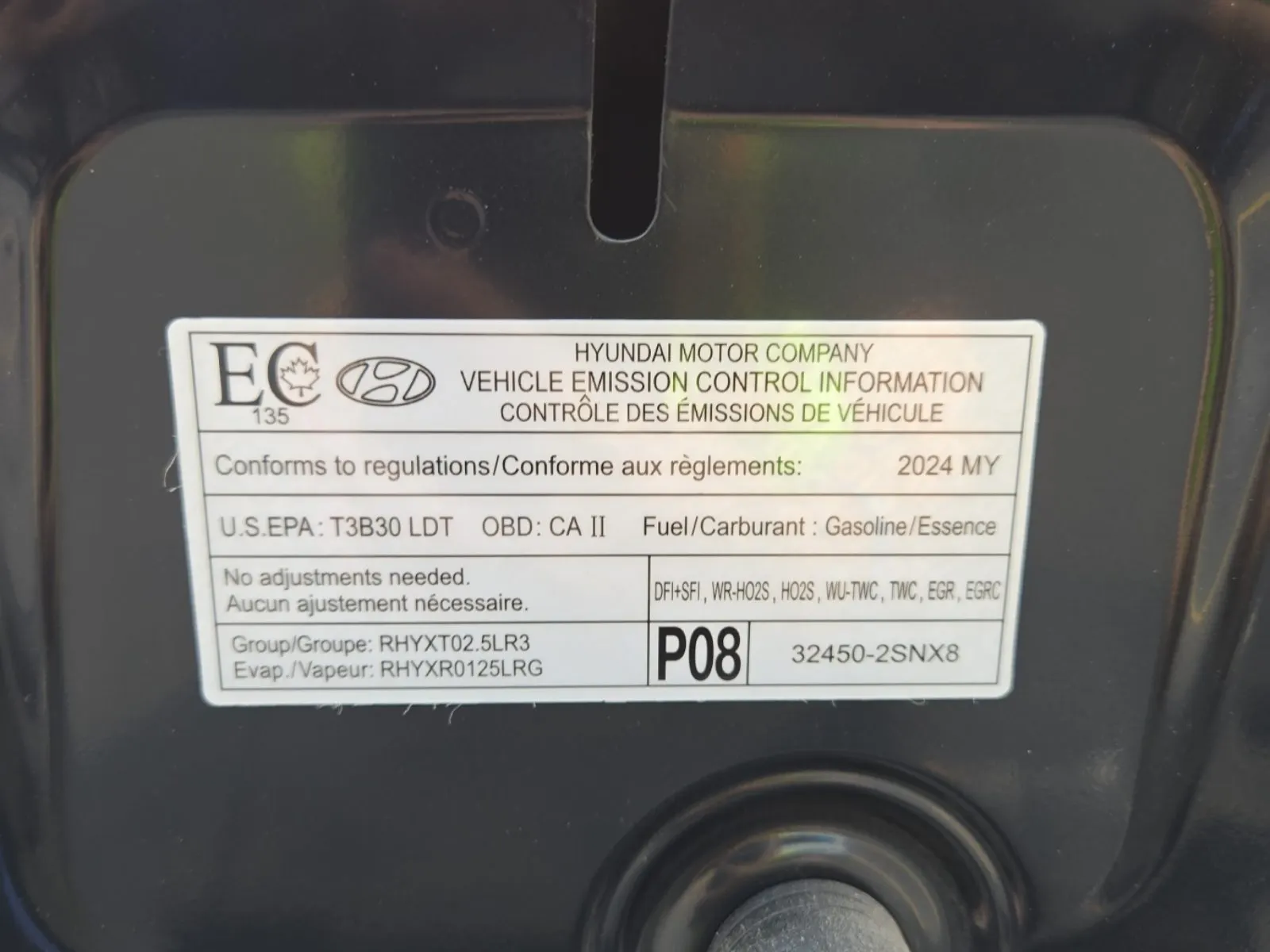 Emission Sticker Photo