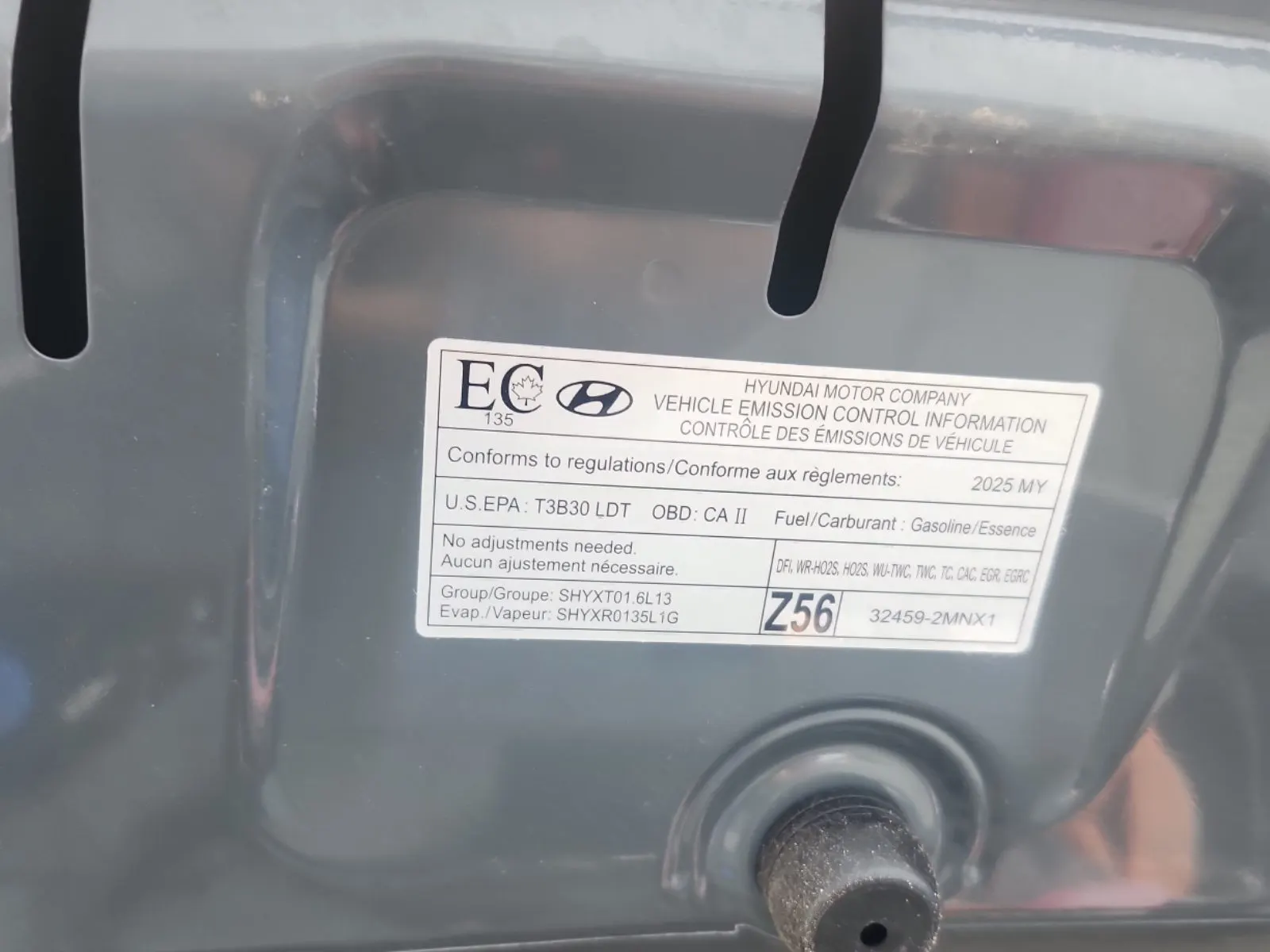 Emission Sticker Photo