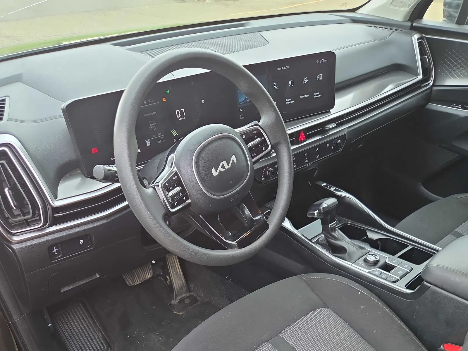 Interior driver side