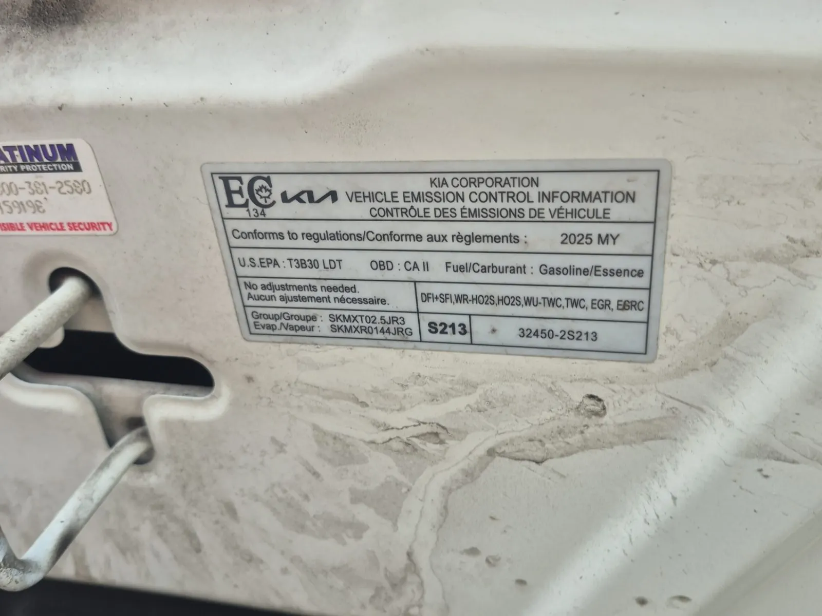 Emission Sticker Photo