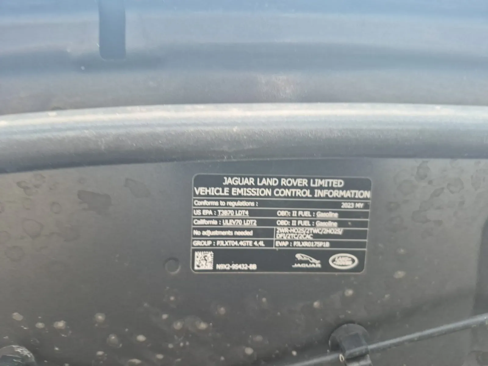 Emission Sticker Photo