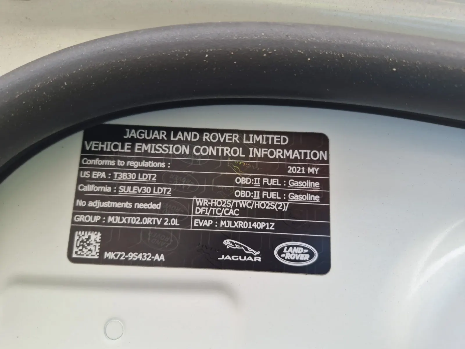 Emission Sticker Photo