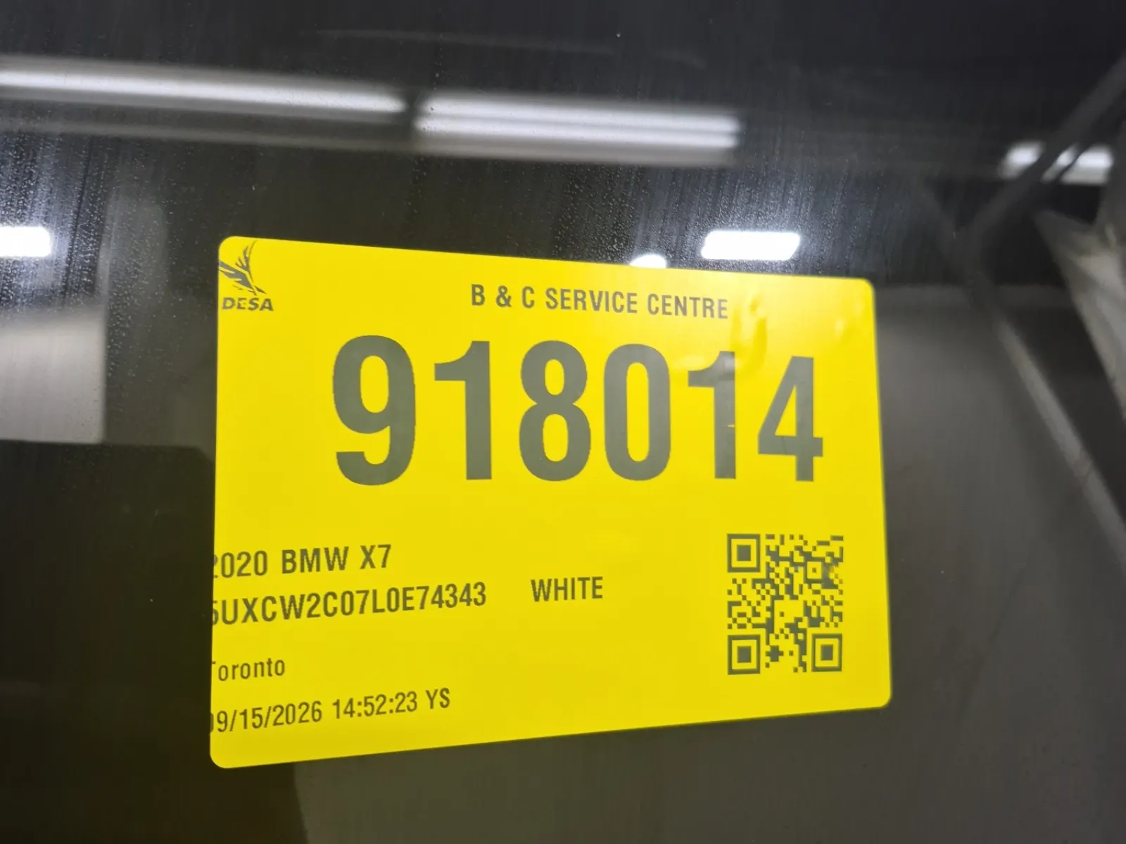 Inventory Label Photo