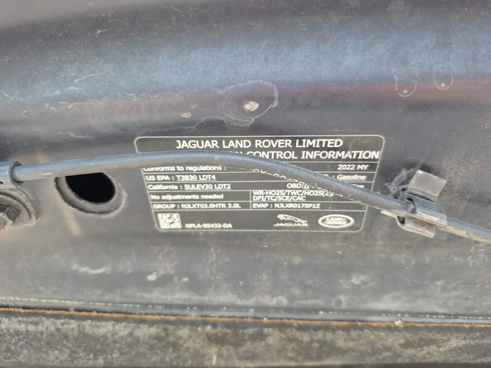 Emission Sticker Photo