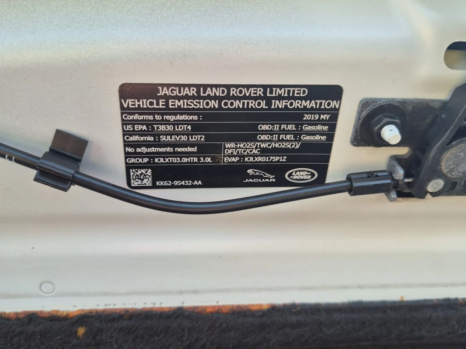 Emission Sticker Photo