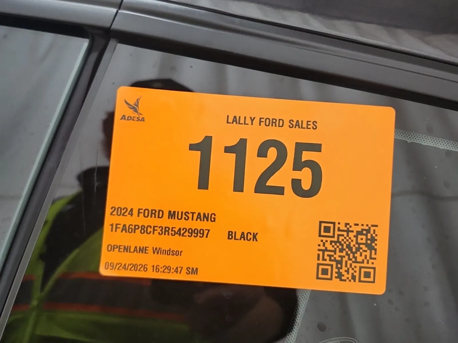 Inventory Label Photo
