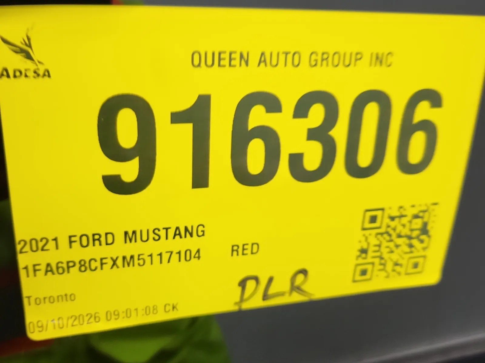 Inventory Label Photo