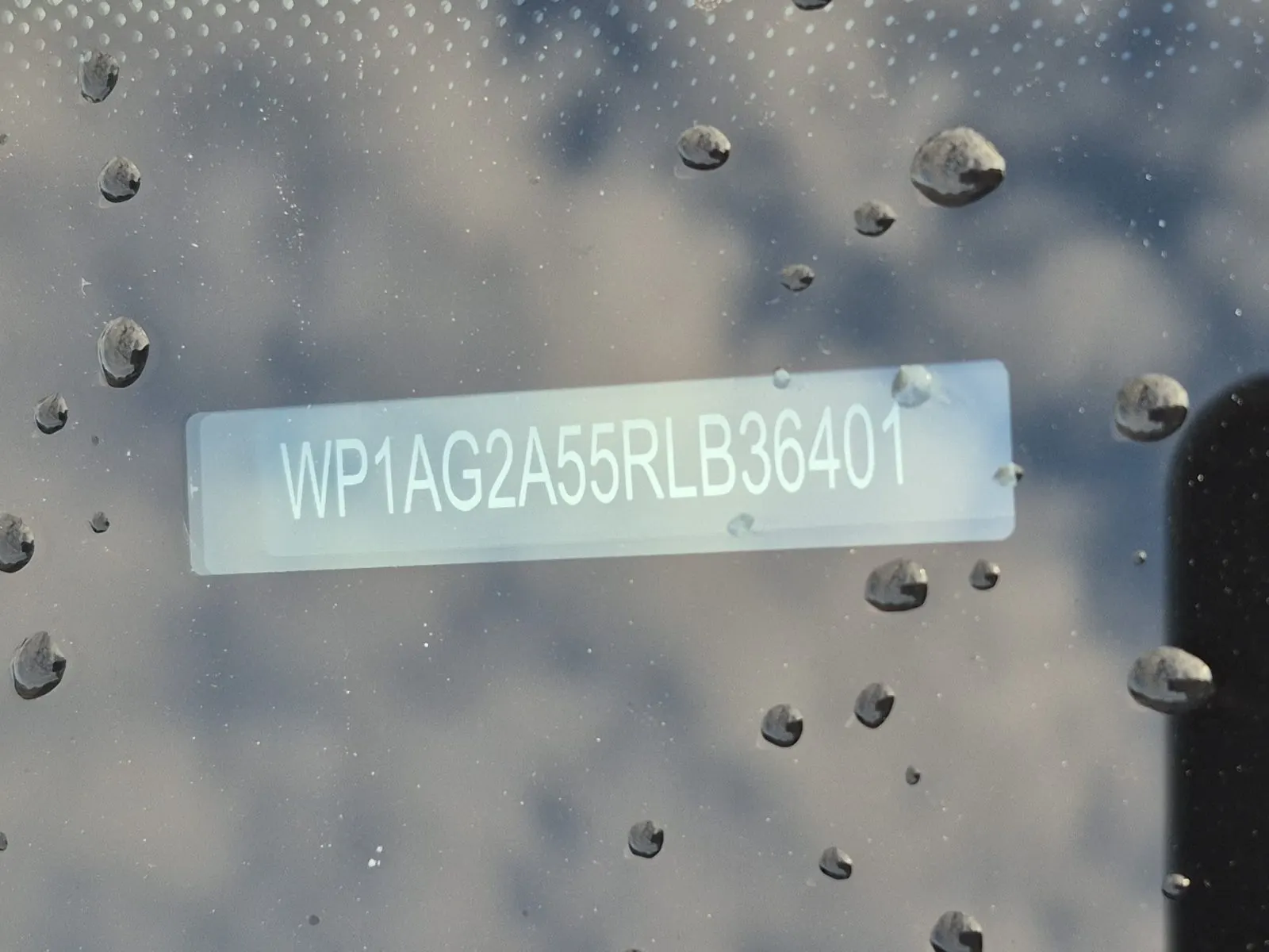 Dash VIN Plate Photo