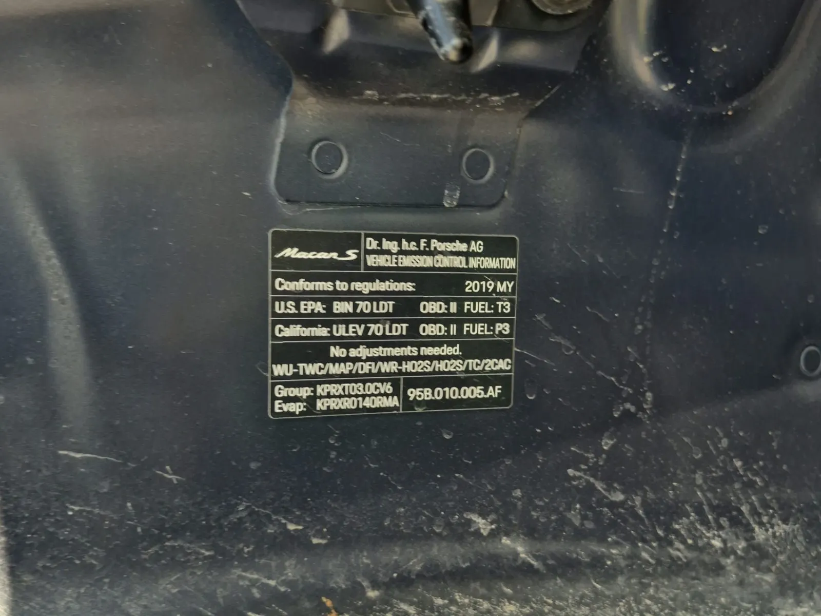 Emission Sticker Photo