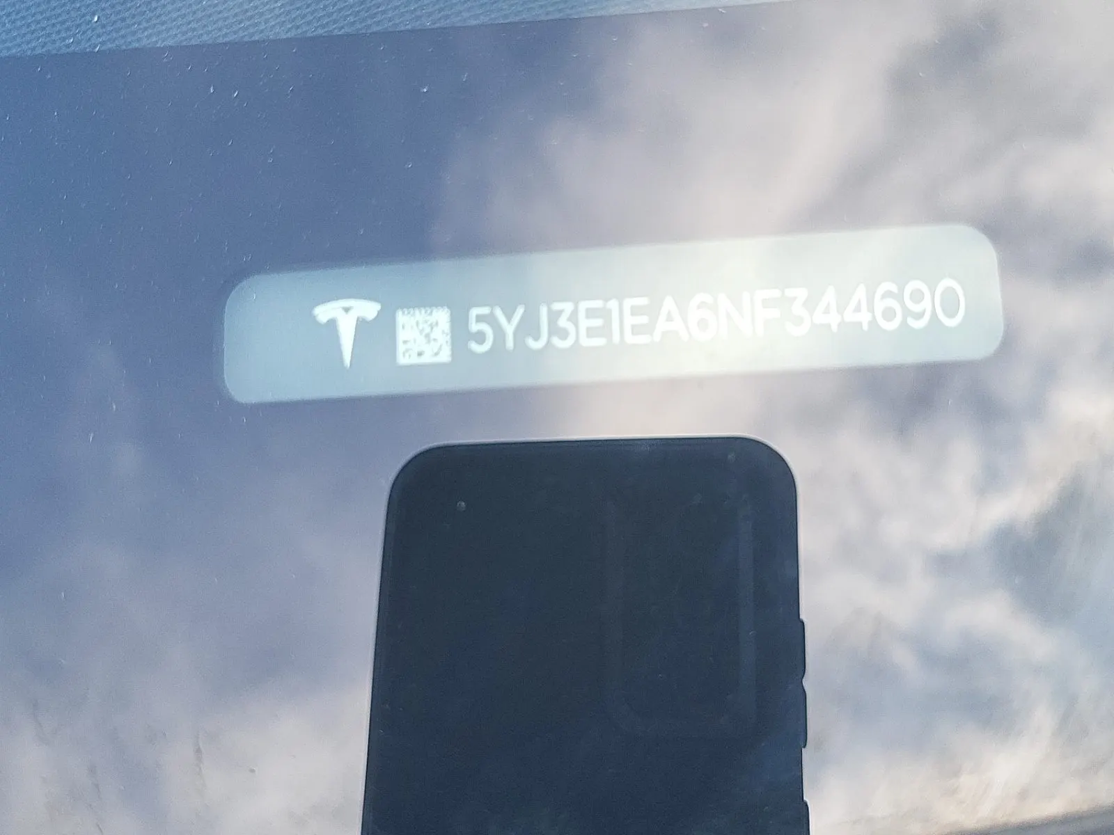 Dash VIN Plate Photo