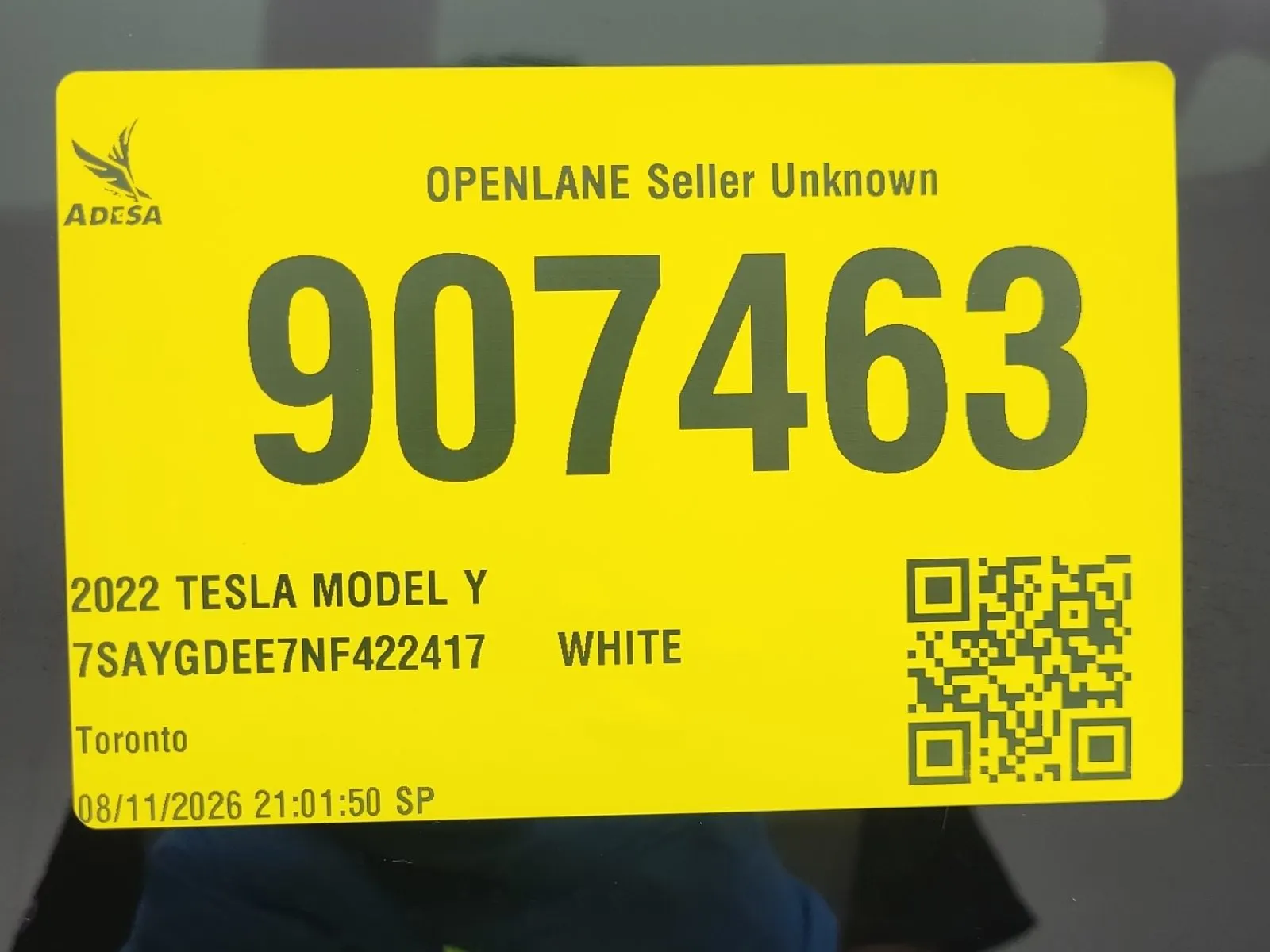 Inventory Label Photo