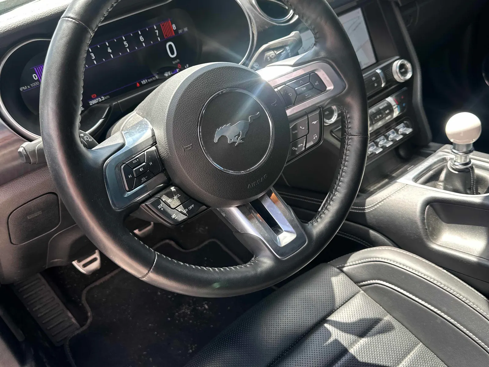 Interior driver side