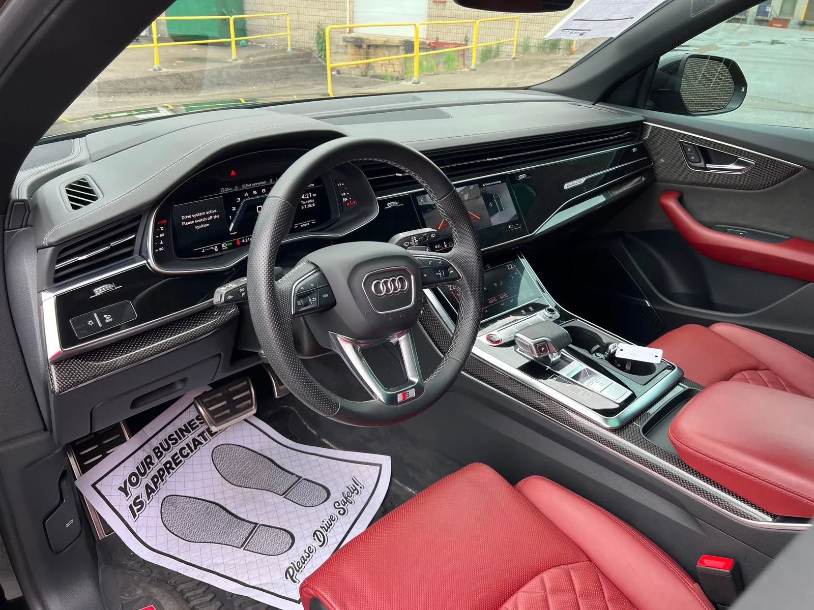 Interior driver side