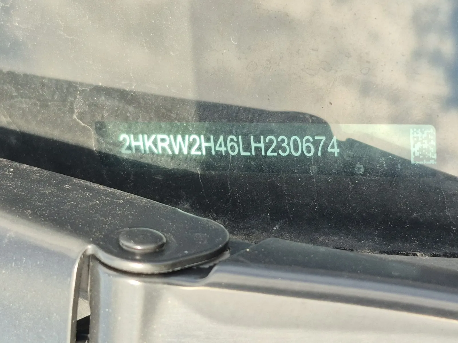 Dash VIN Plate Photo