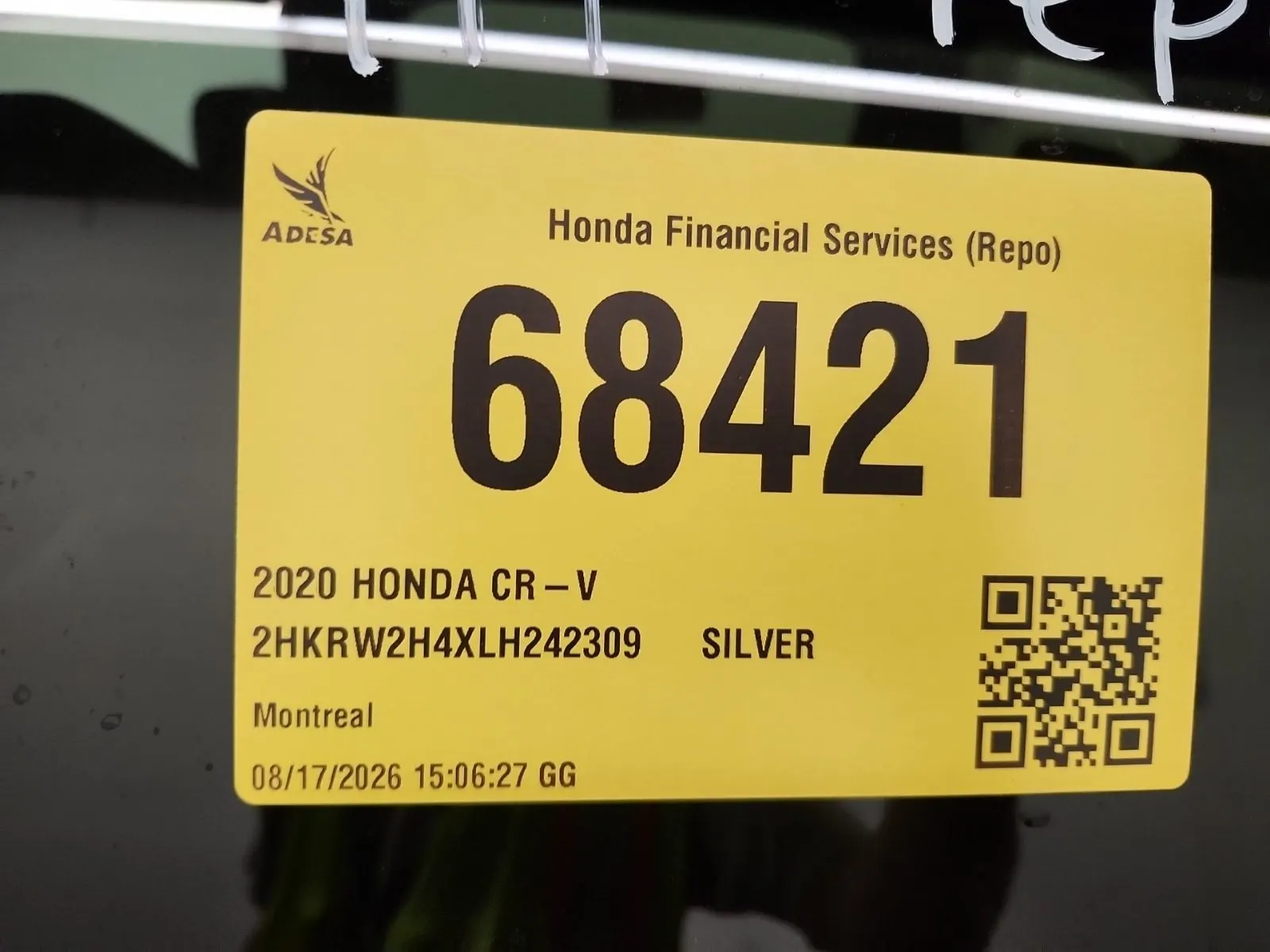 Inventory Label Photo