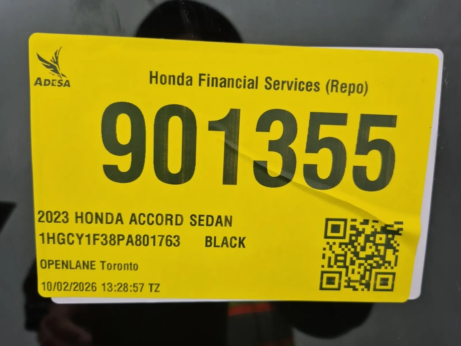 Inventory Label Photo