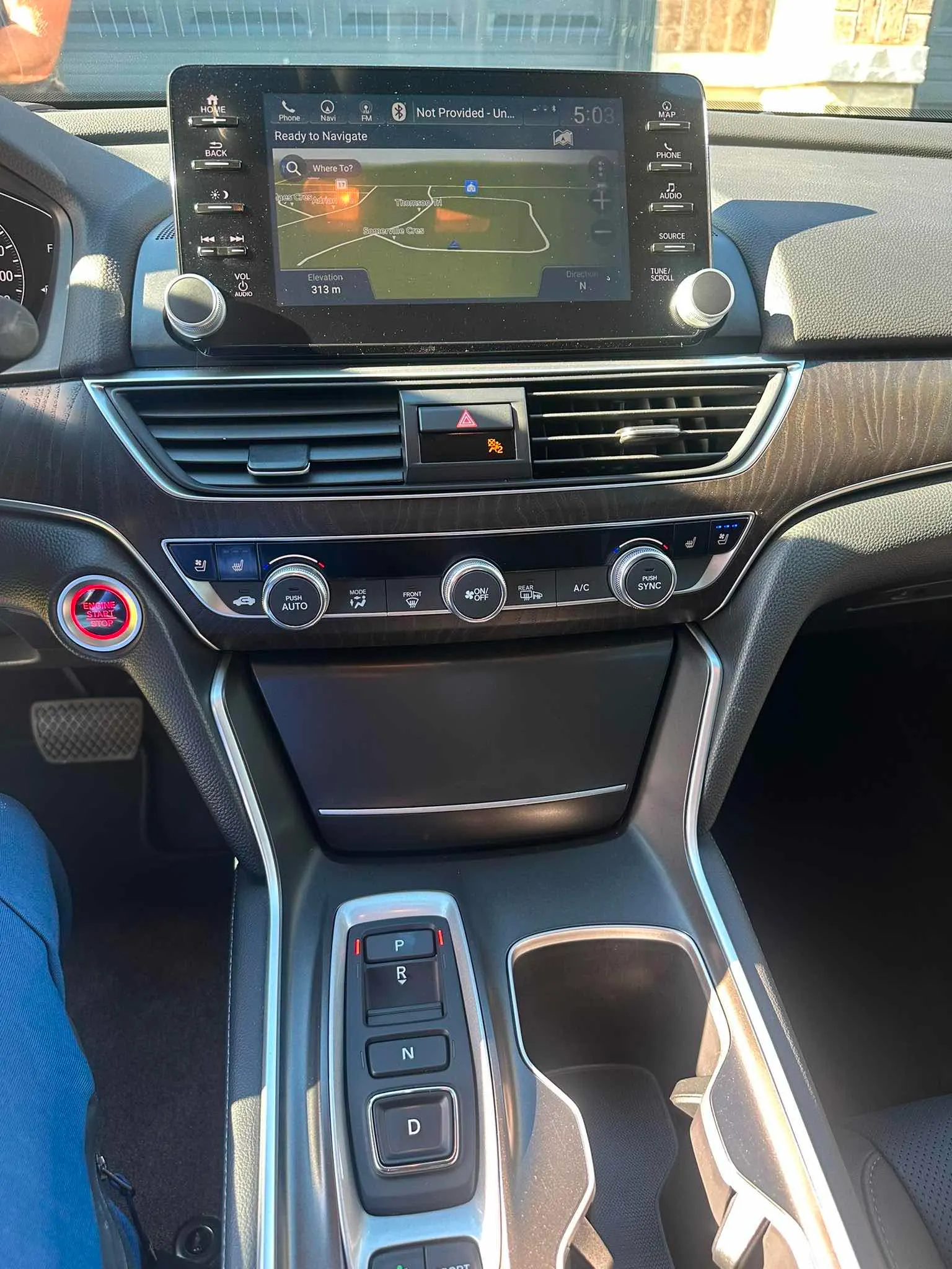 Interior driver side