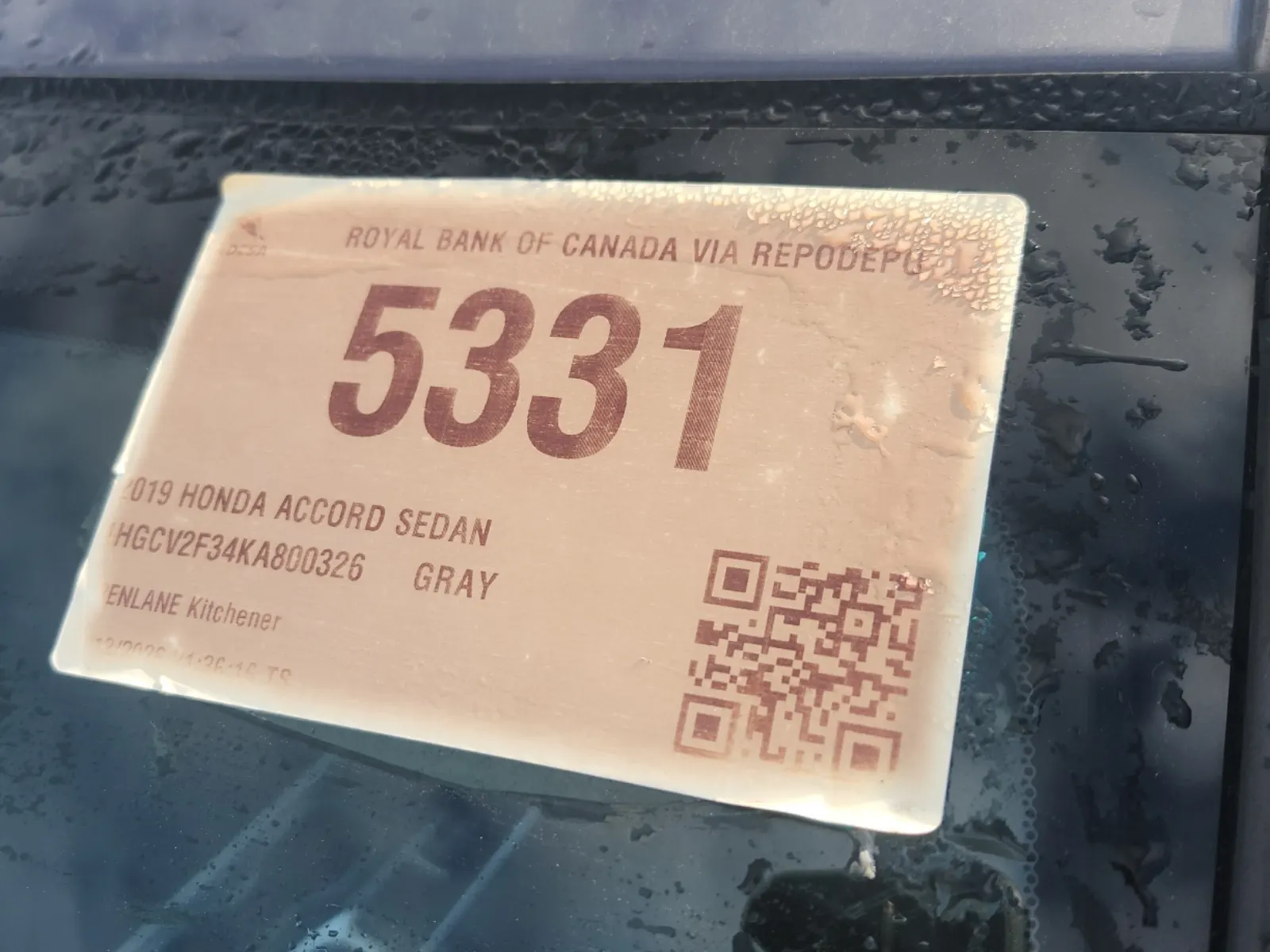 Inventory Label Photo