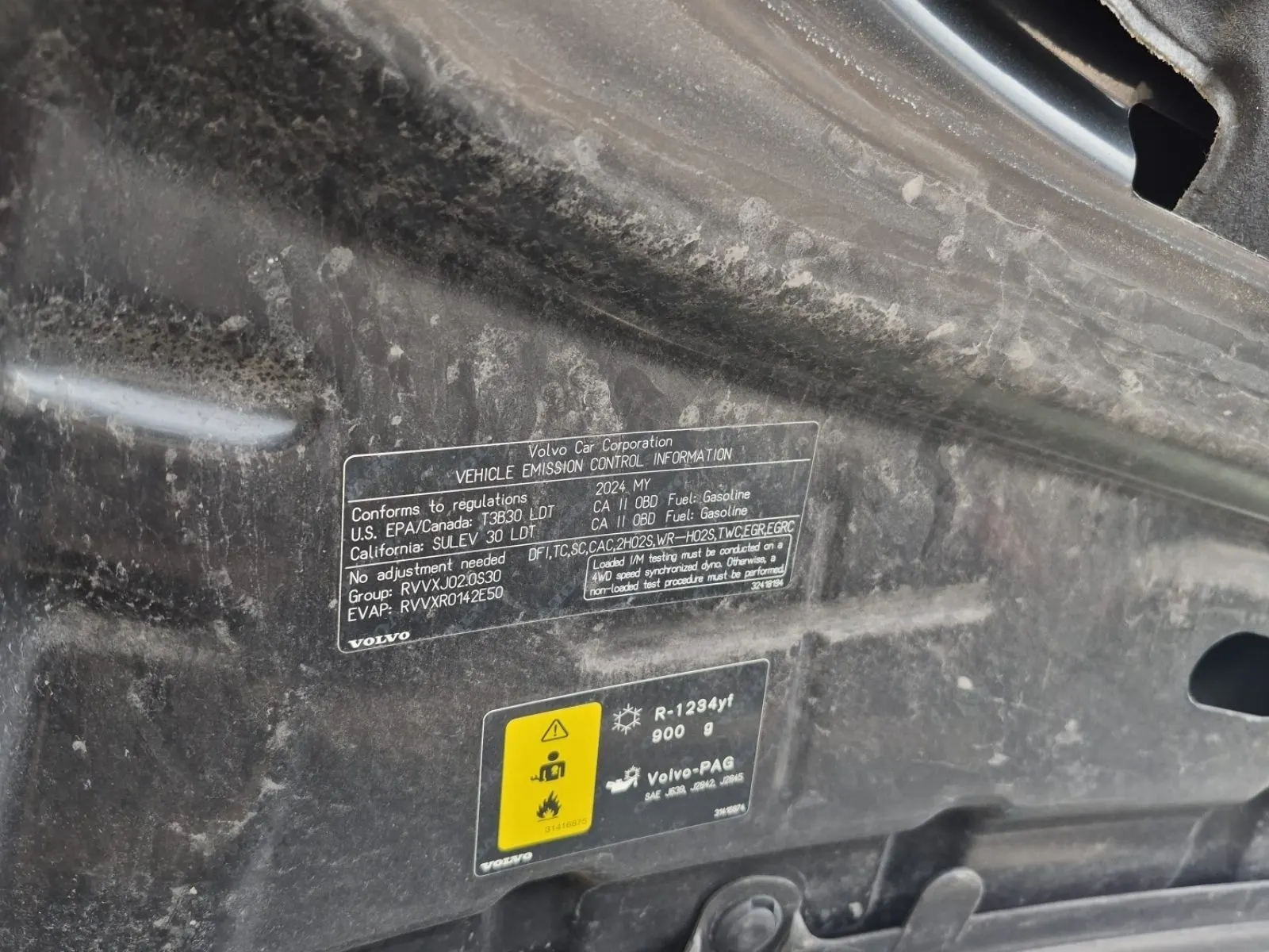 Emission Sticker Photo