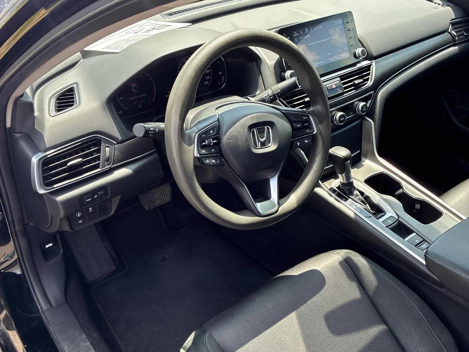 Interior driver side