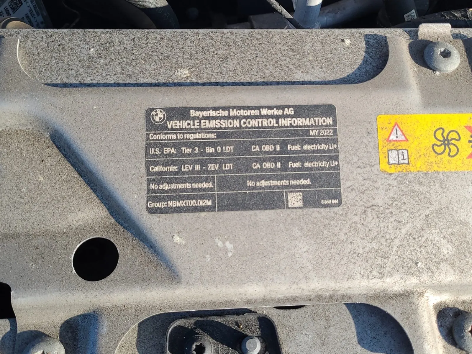 Emission Sticker Photo