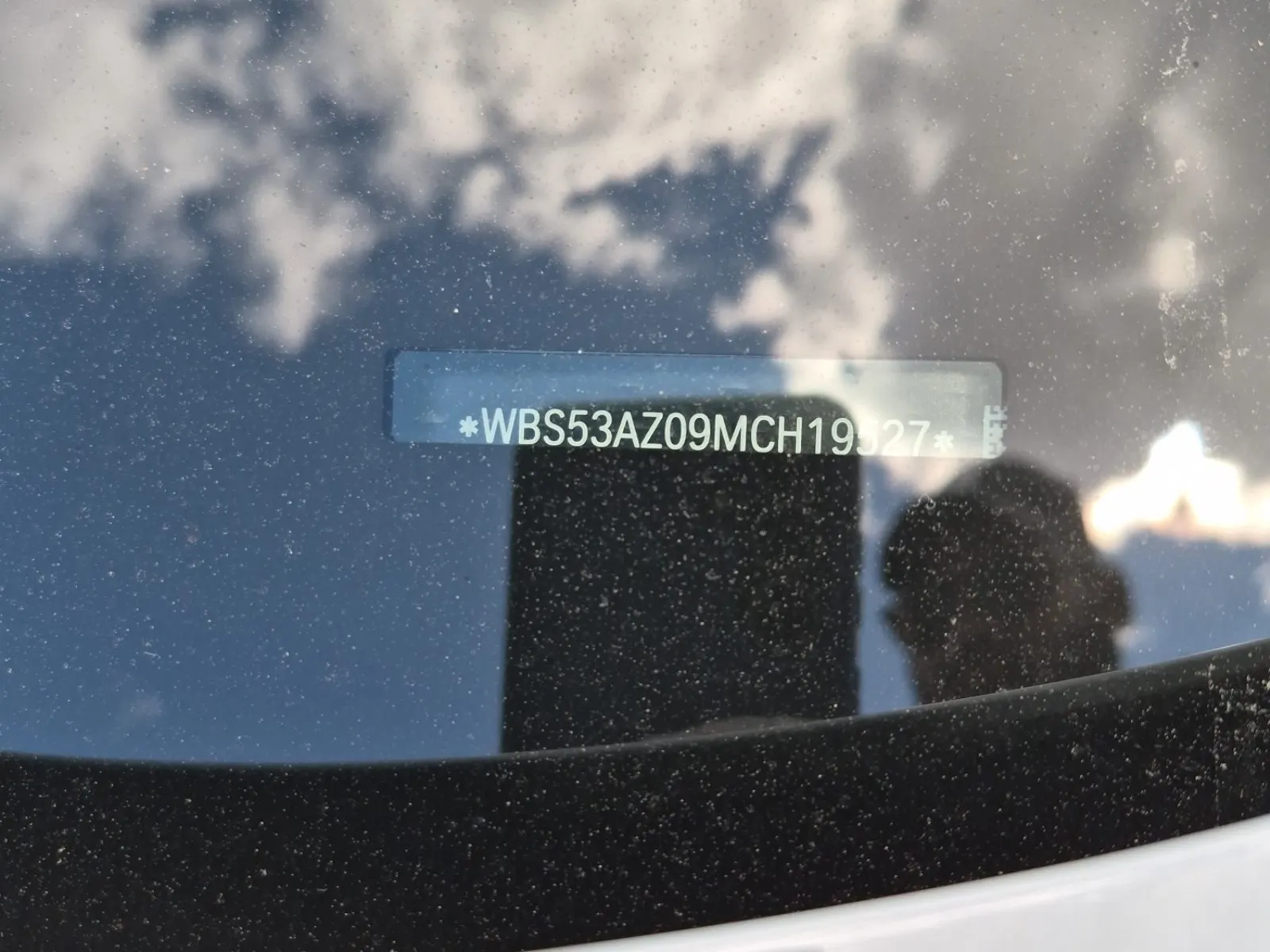 Dash VIN Plate Photo