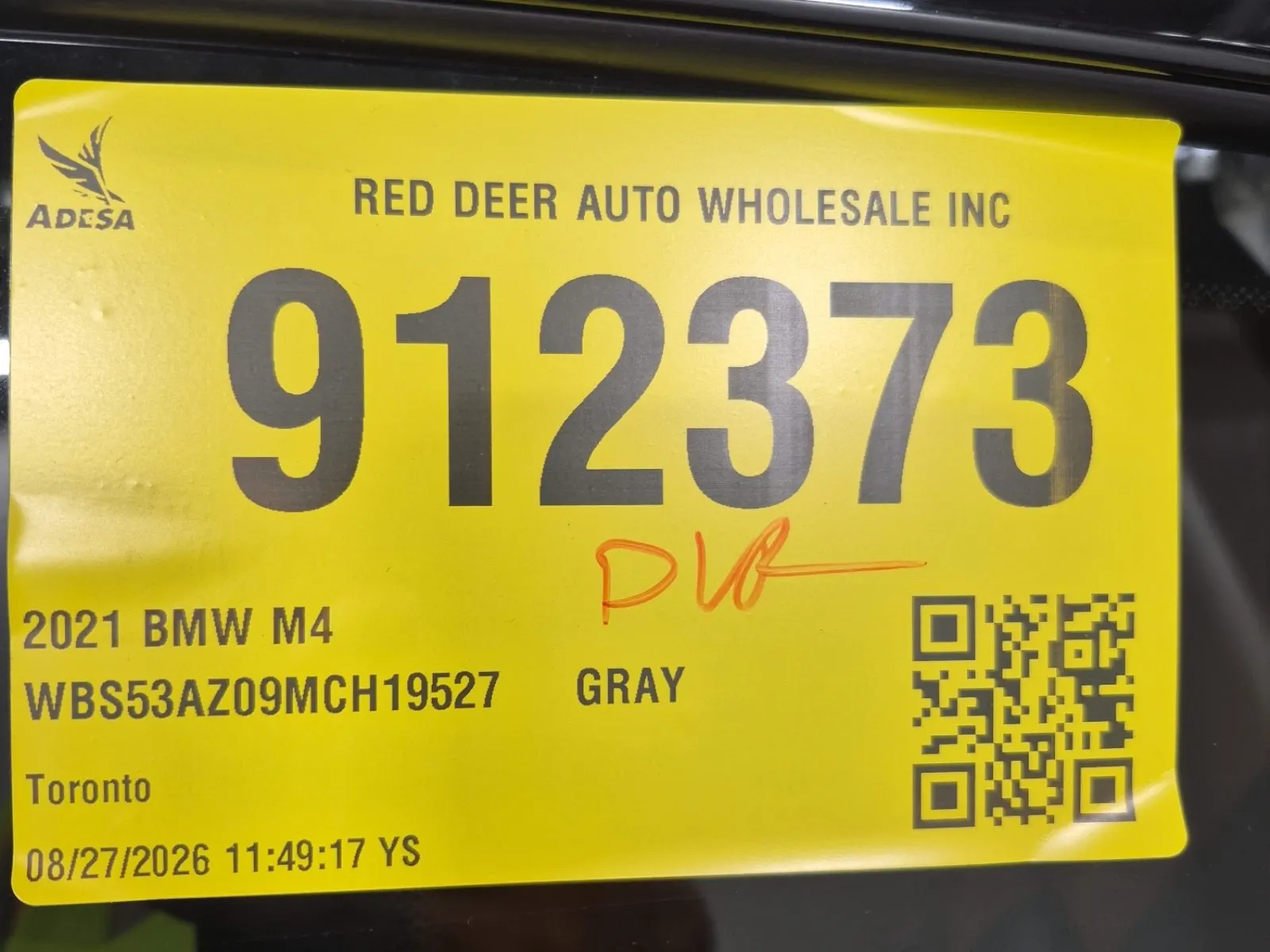 Inventory Label Photo