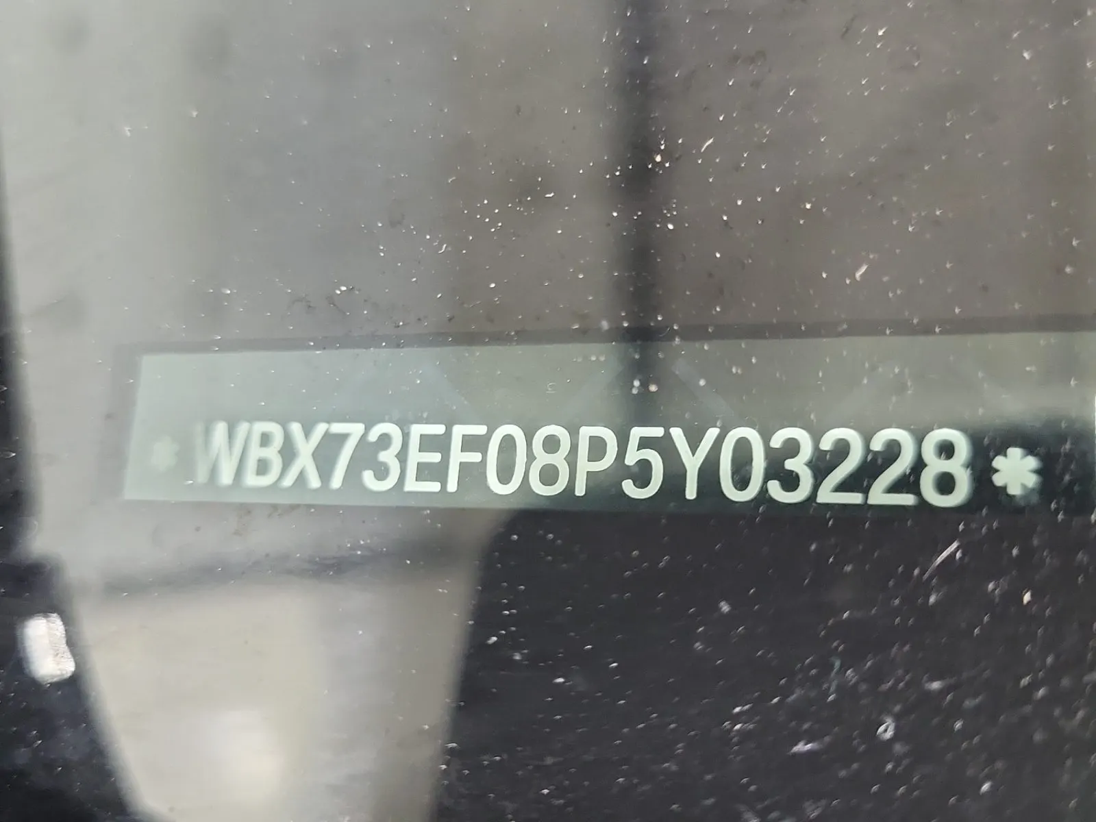 VIN Sticker Photo
