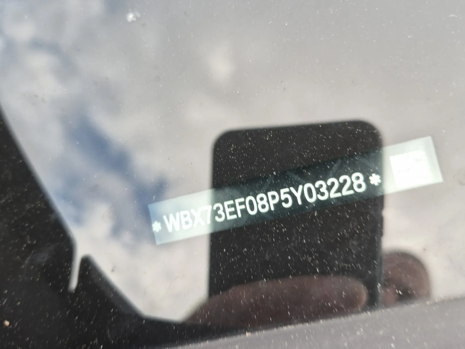 Dash VIN Plate Photo