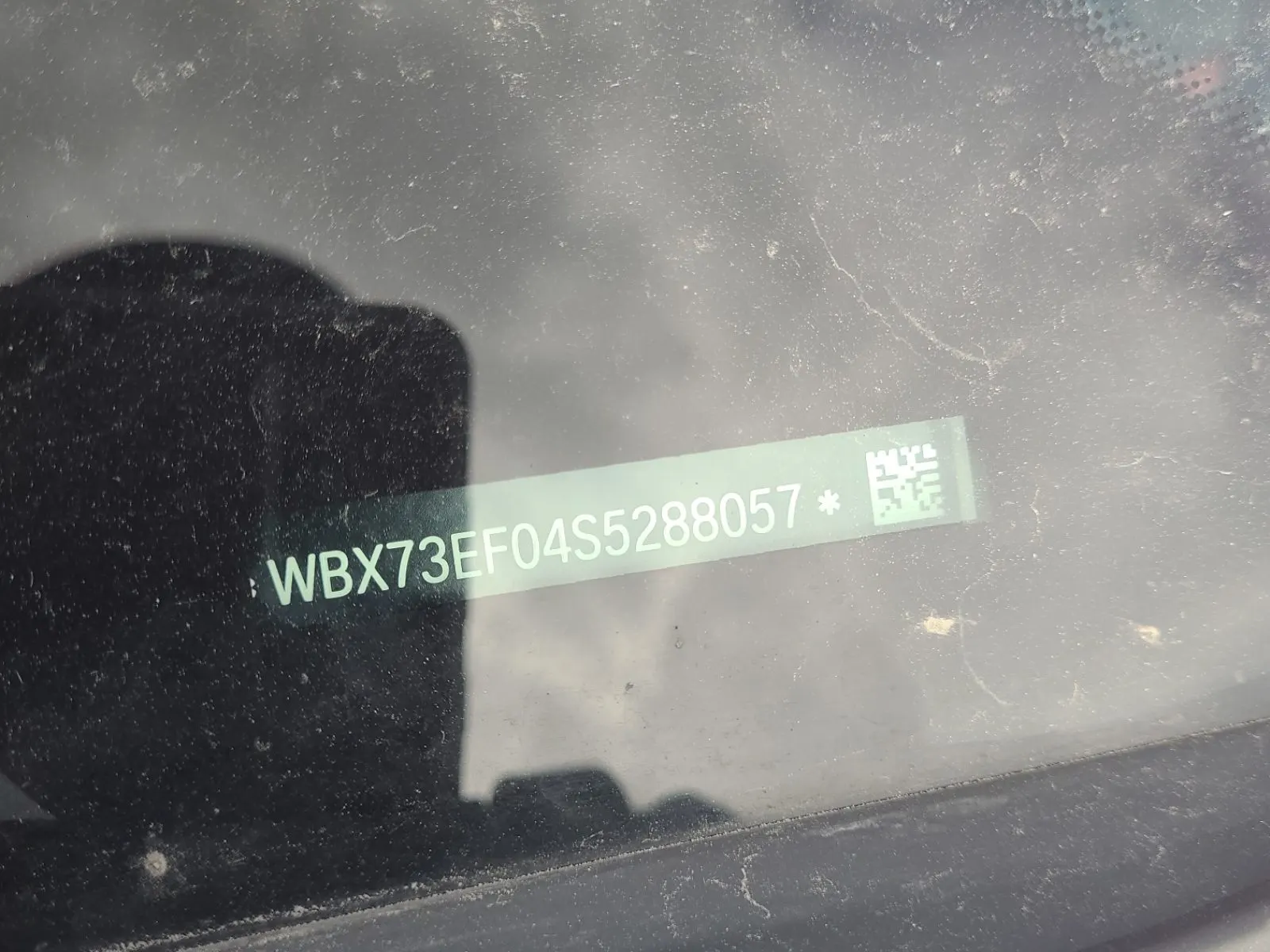 Dash VIN Plate Photo