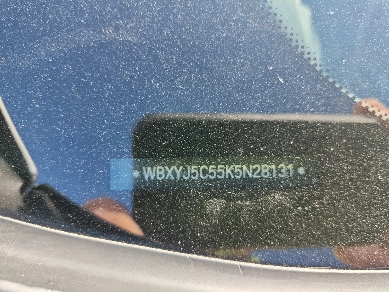 Dash VIN Plate Photo