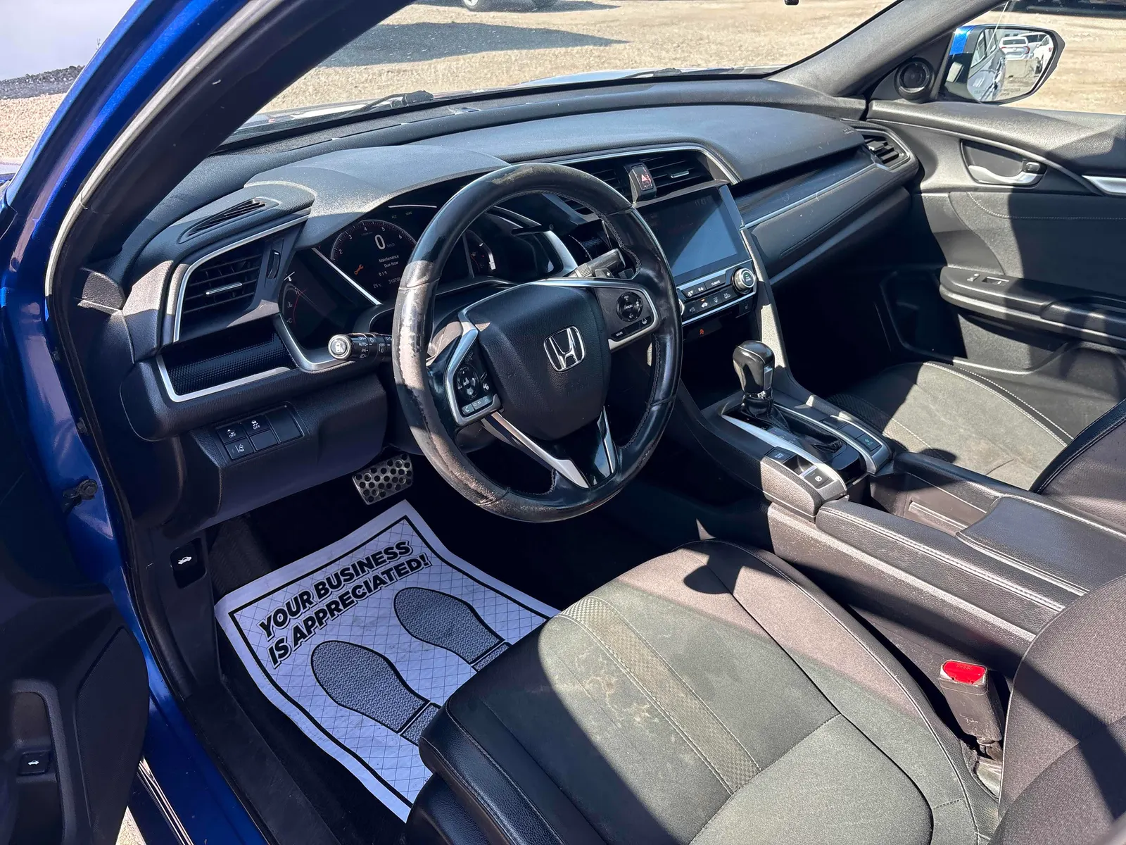 Interior driver side