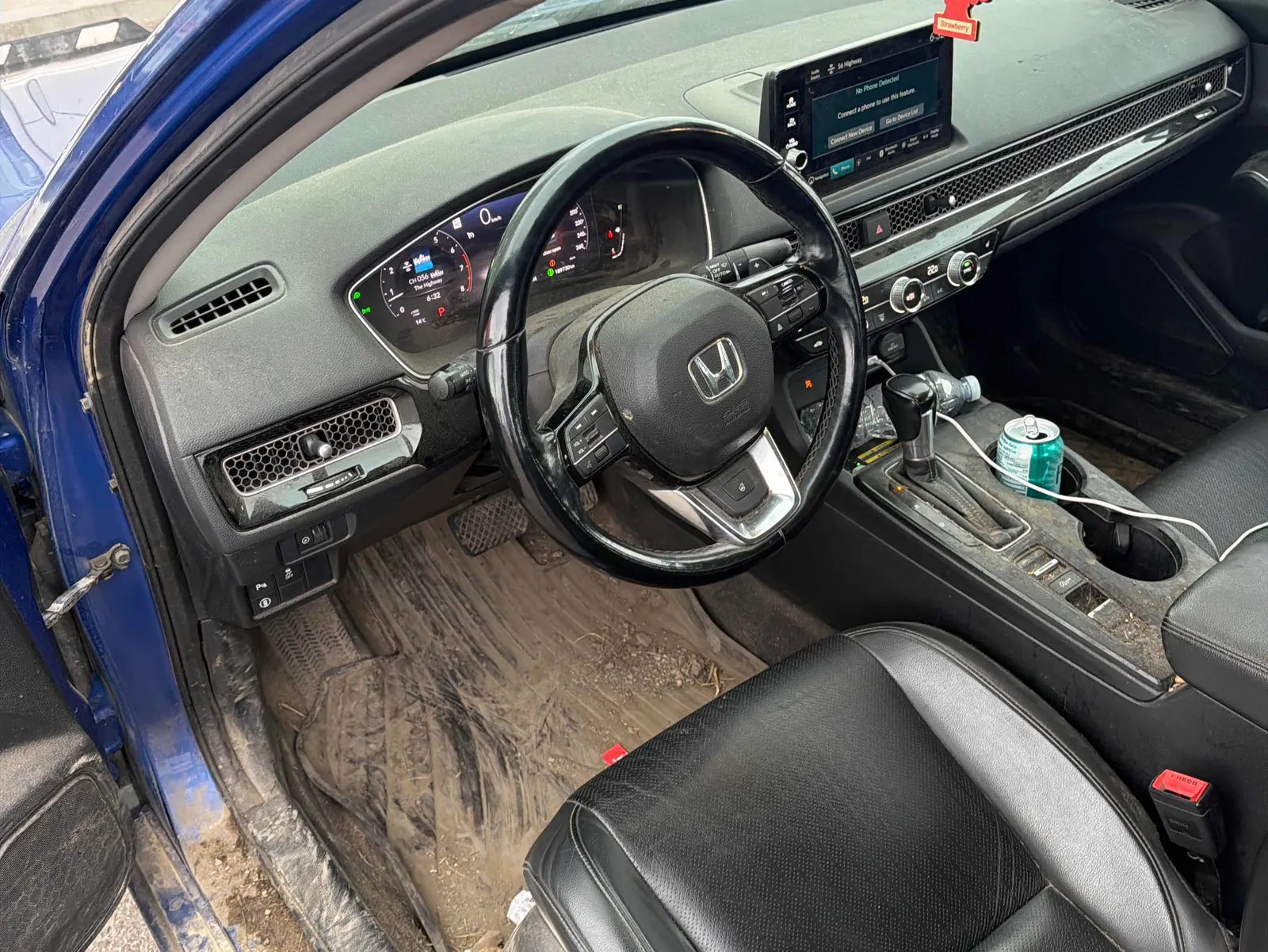 Interior driver side