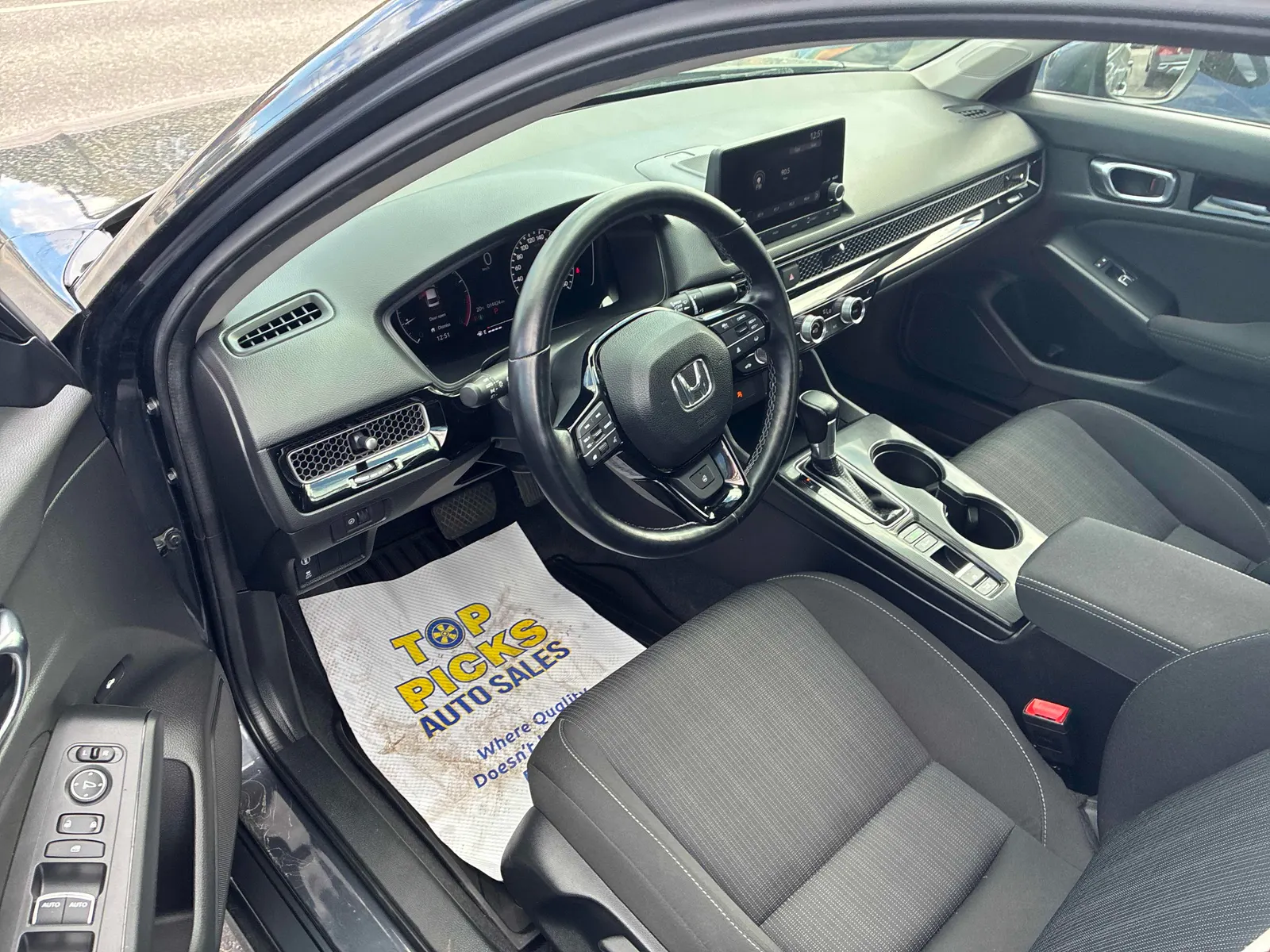 Interior driver side