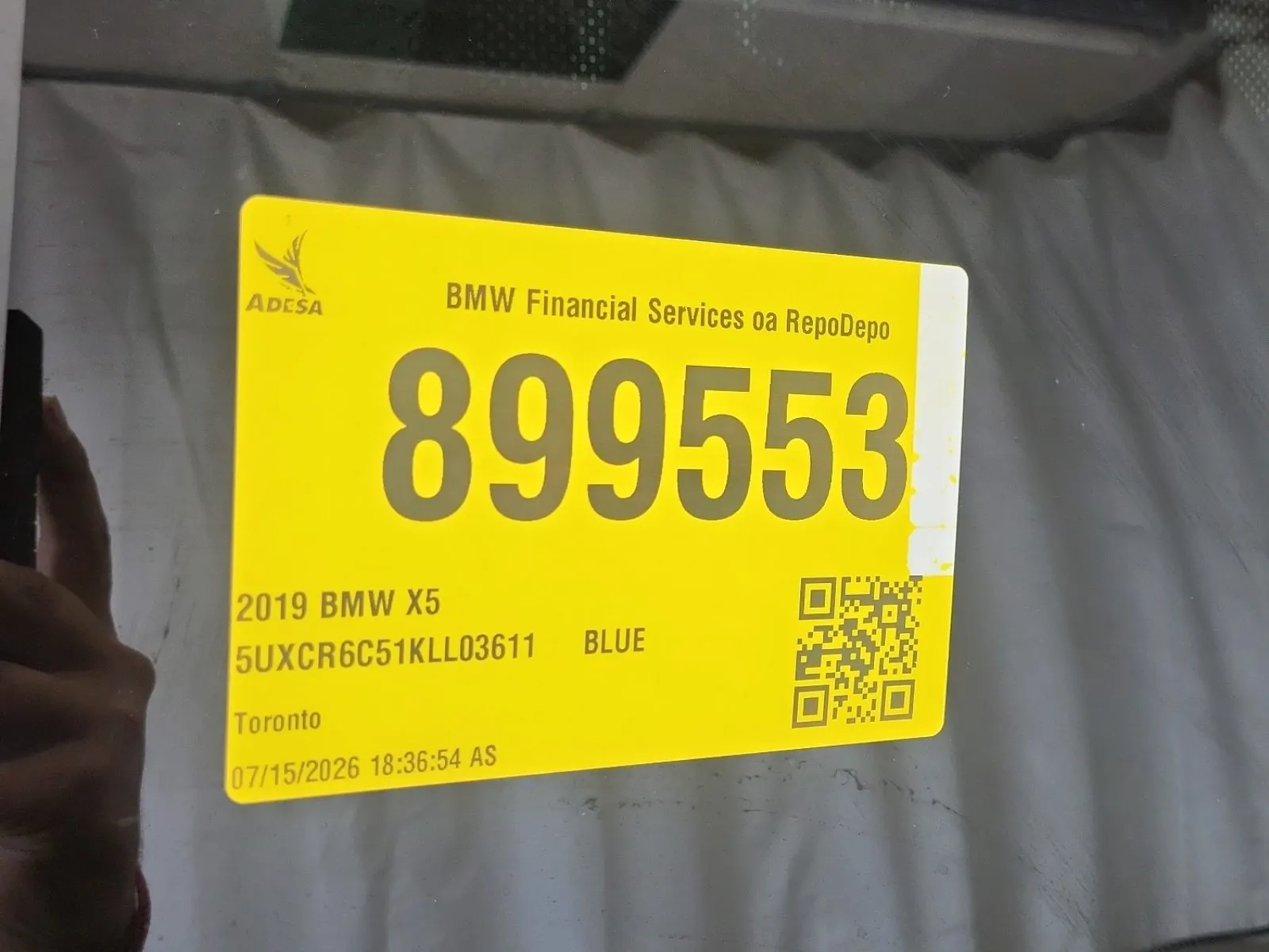 Inventory Label Photo