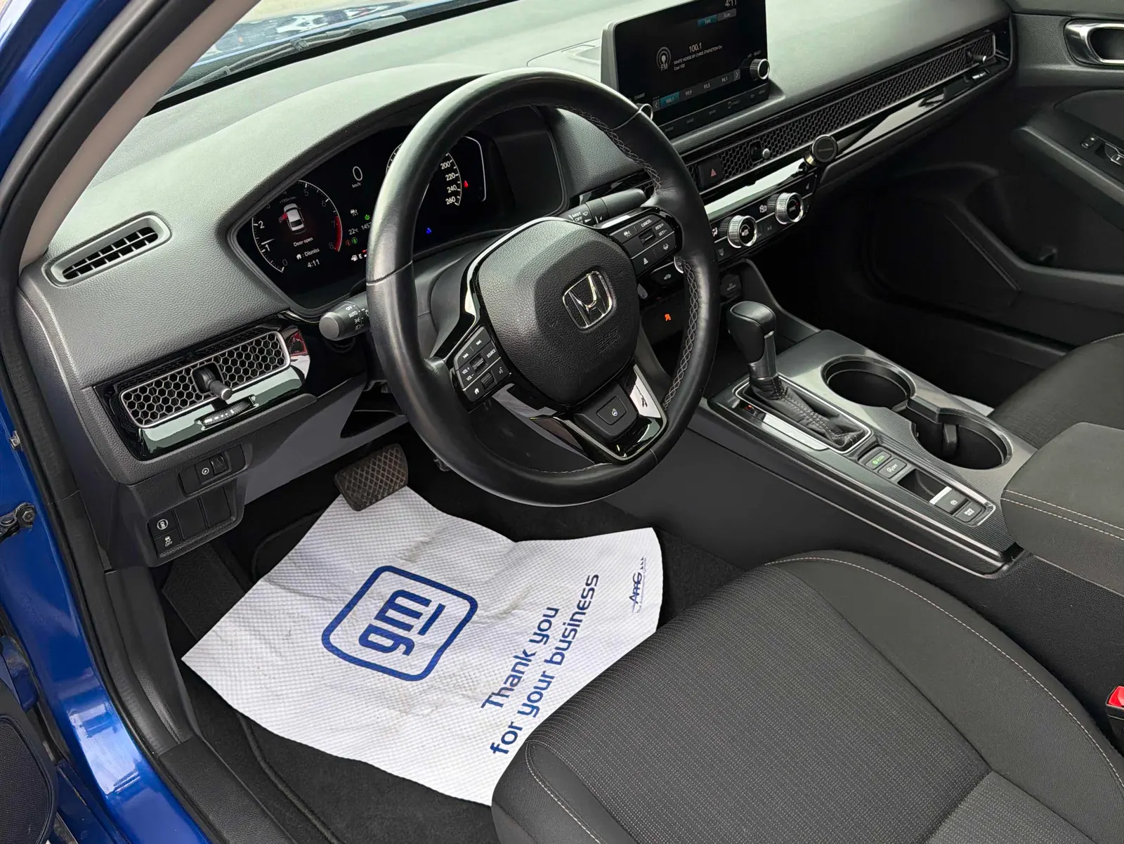 Interior driver side