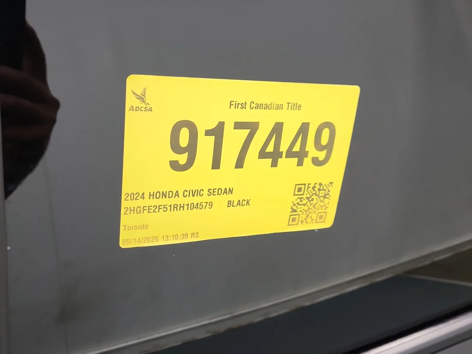 Inventory Label Photo