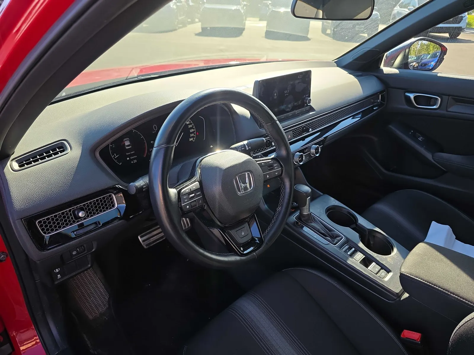 Interior driver side